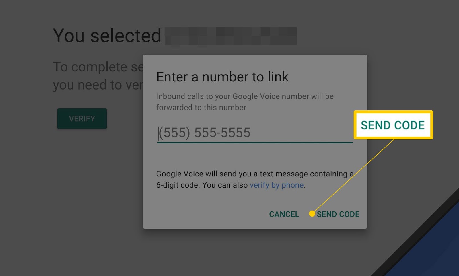 How to create a Google Voice Number from Outside the United States Linking your google voice number