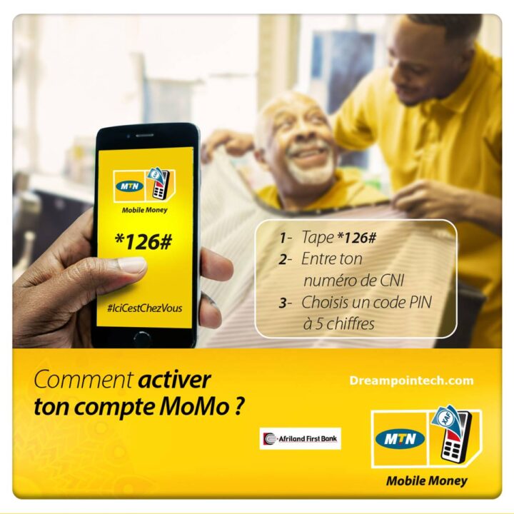 Code Pour Ouvrir ou Créer un Compte MTN Mobile Money Cameroun