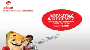 Frais de Retrait et Envoi Airtel Money Tchad Grille Tarifaire