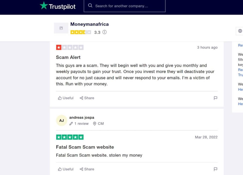 MoneyMan Cameroun est-il légitime ou frauduleux? (Avis) MoneyMan Cameroun est-il légitime ou frauduleux? (Avis)