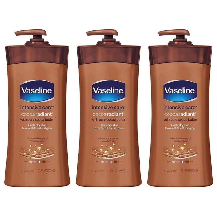 1. Vaseline Cocoa Butter Deep Conditioning Body Cream
