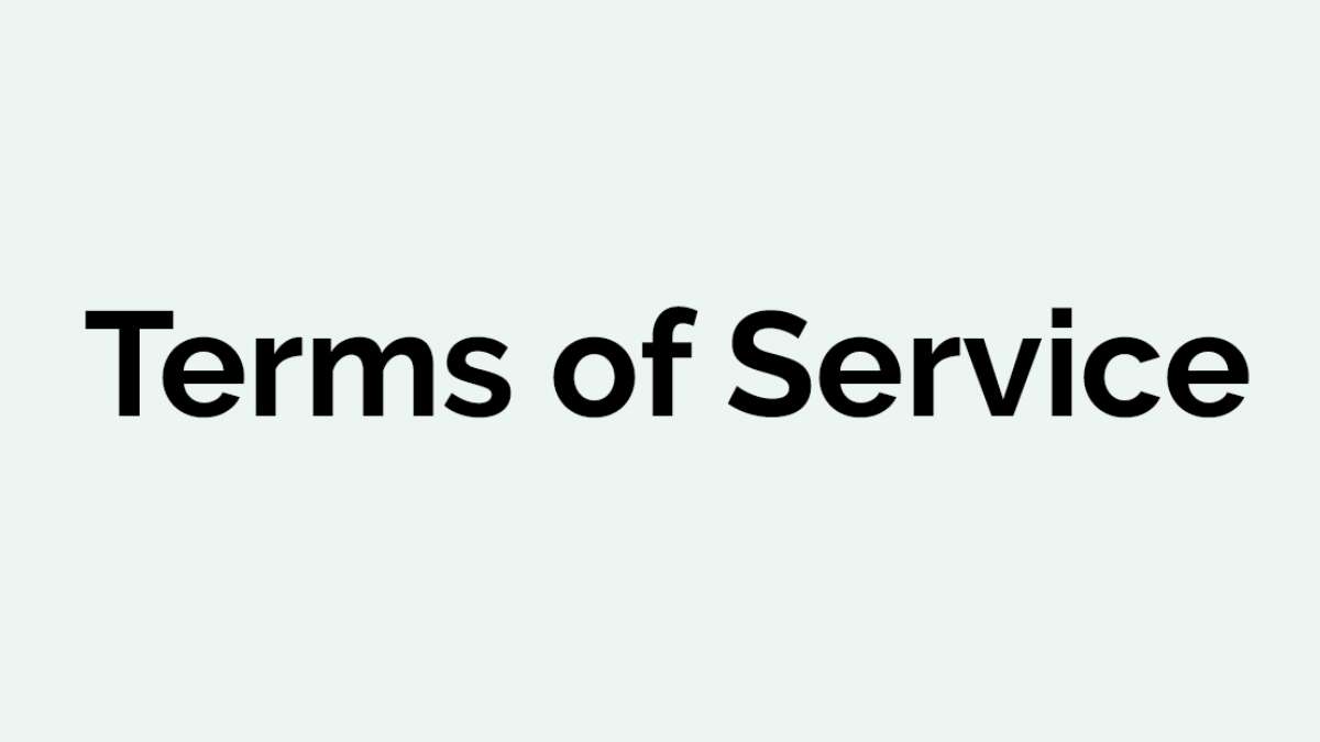 Terms and Conditions