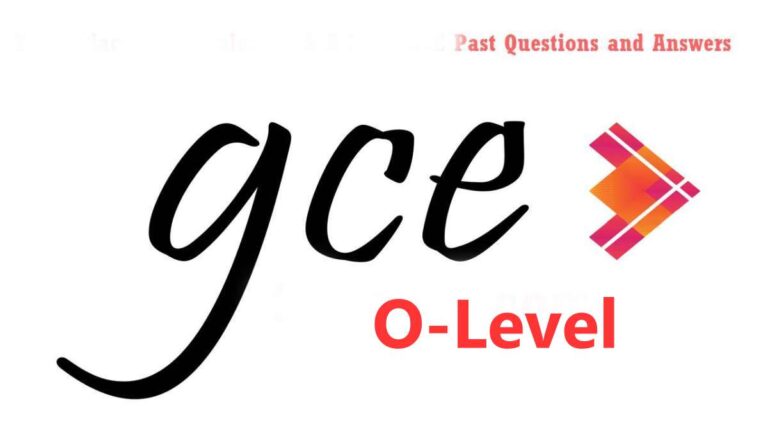 Cameroon GCE O-Level Past Questions and Answers