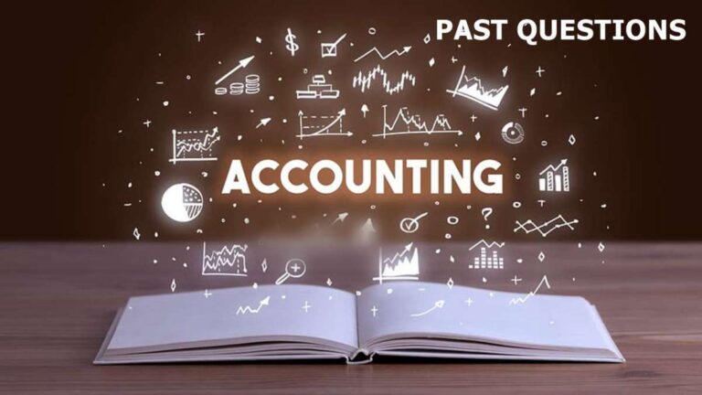 Accounting Past Questions and Answers