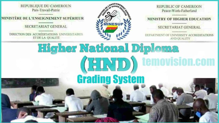HND Grading System in Cameroon
