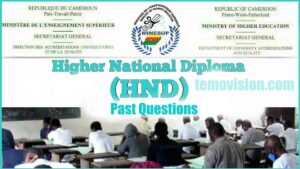 HND Past Questions and Answers