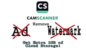 Remove CamScanner Watermark and Ads