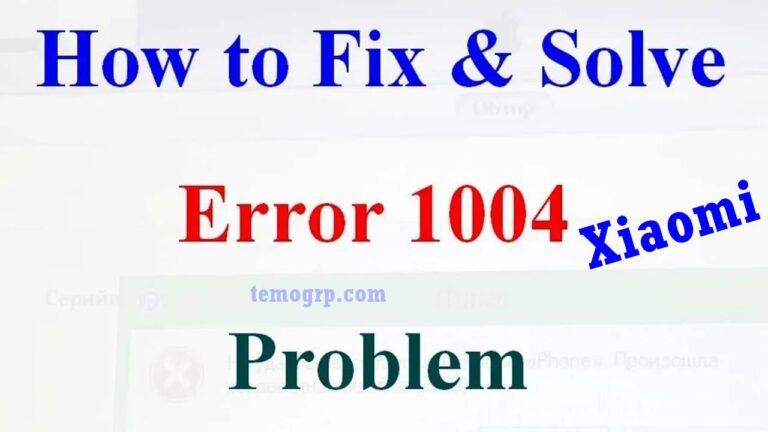 How to fix and solve Mi Unlock Tool Error 1004 Code Problem