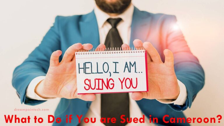what to do when you are being sued in cameroon