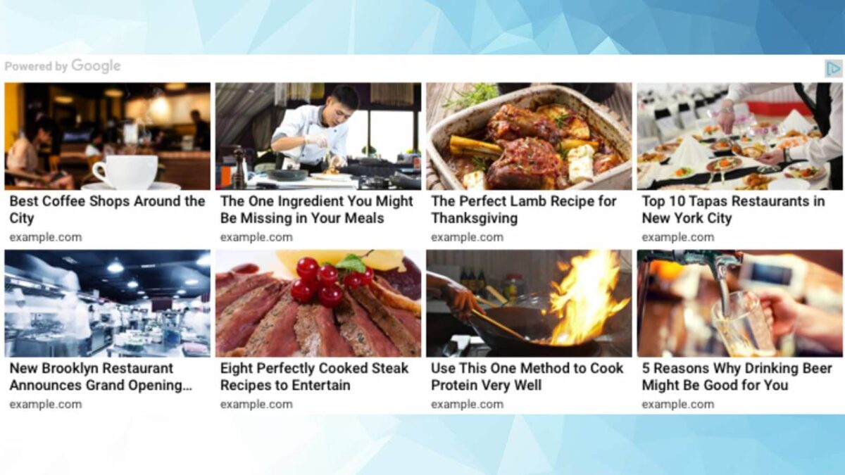 Guide on how to enable Multiplex Ads on AdSense