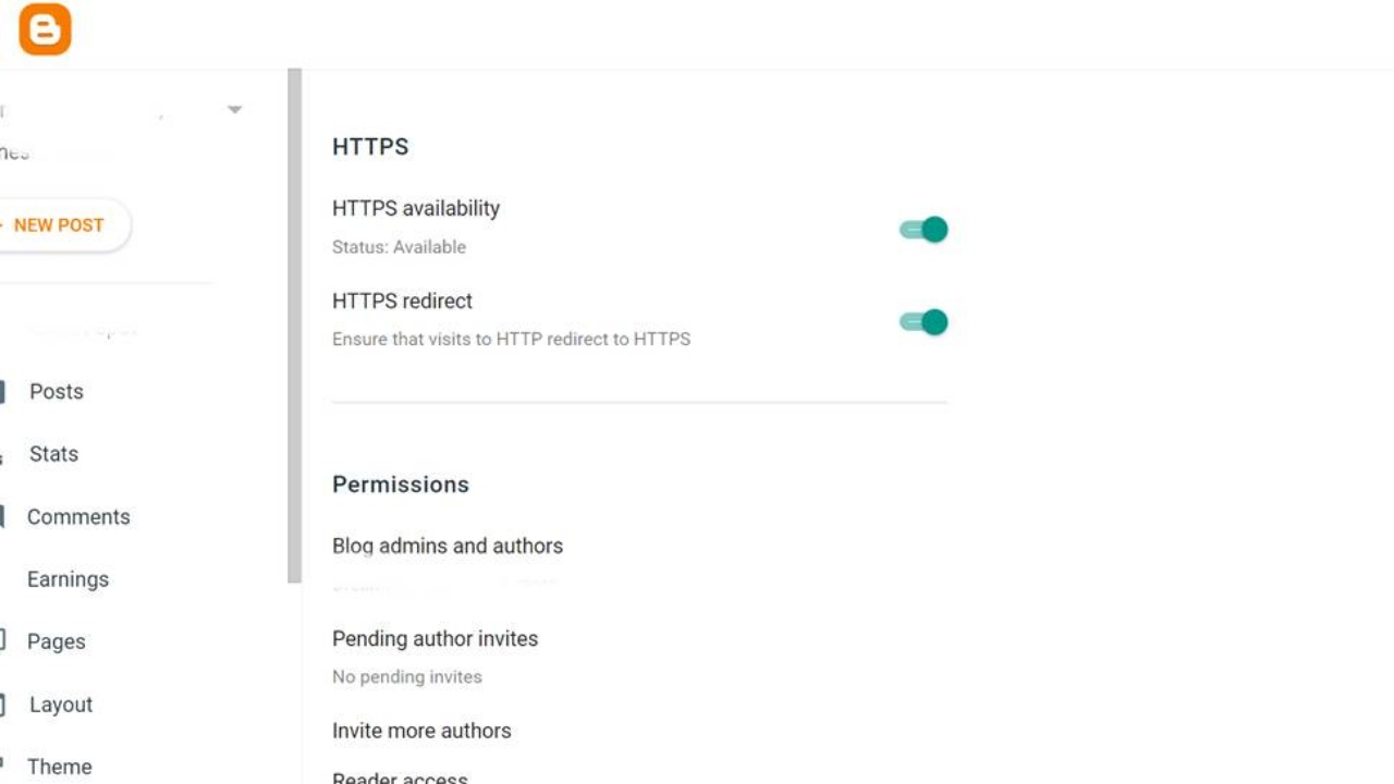 Guide on the procedure of fixing Blogger Https availability status unknown or Is being processed