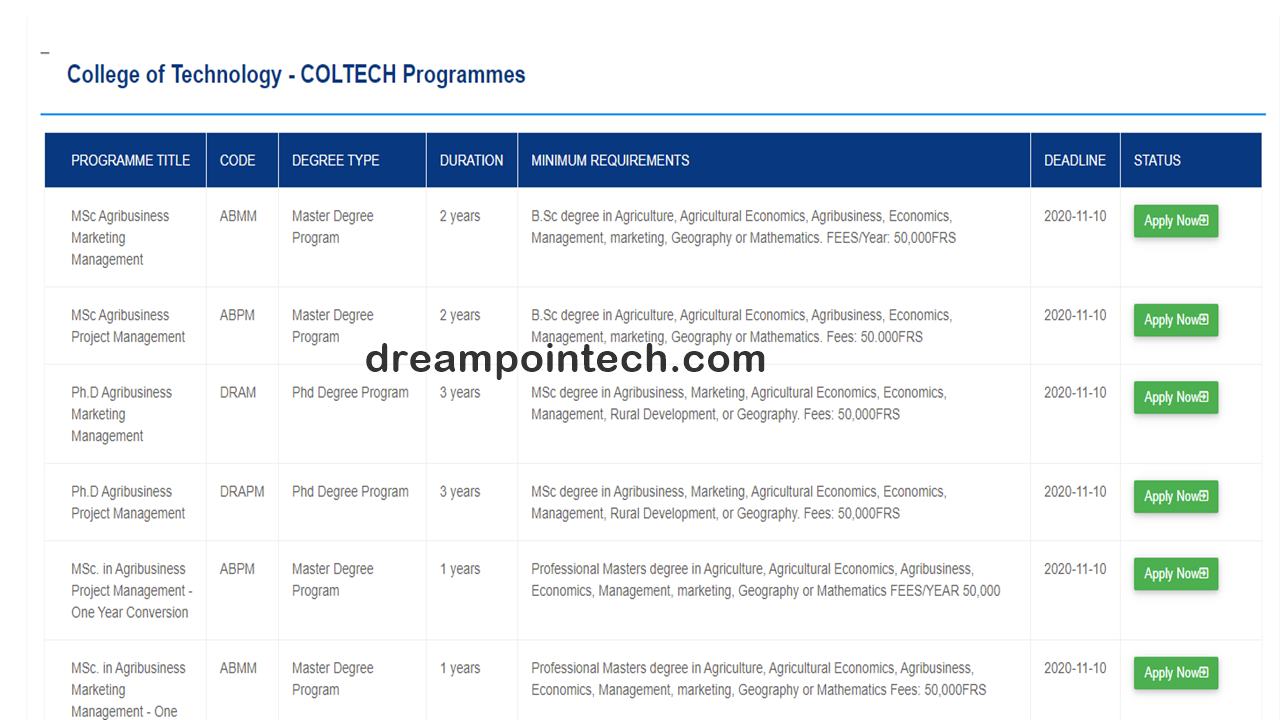 How To Apply For Admission Into University Of Bamenda 